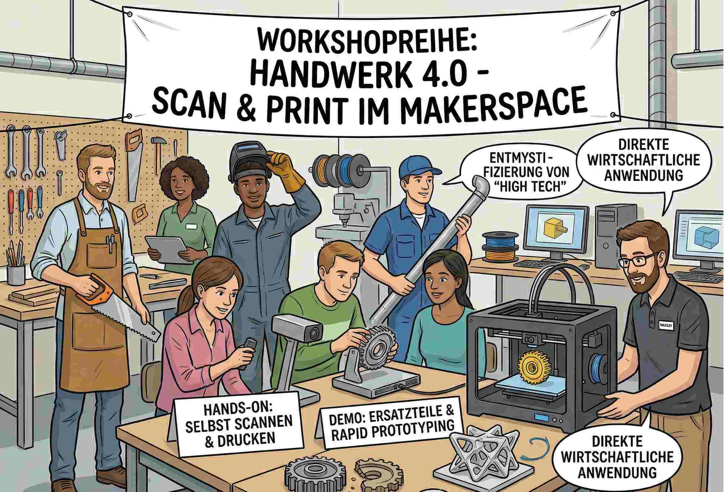 workshopbild-handwerk 4.0 makerspace